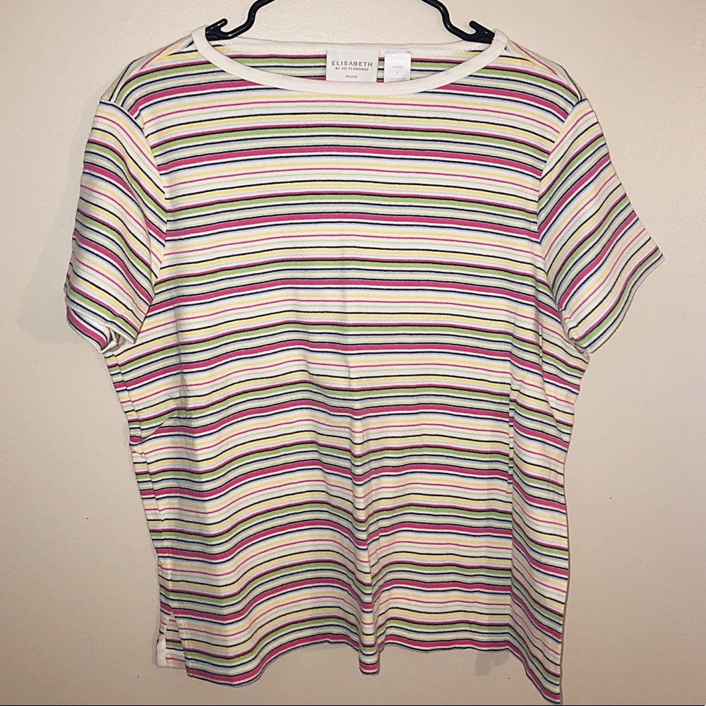 Colorful Striped Women’s T-Shirt
